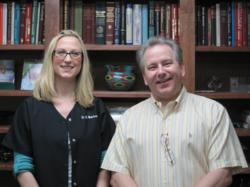 Houston cosmetic dentist Dr. Louis Bosse and Houston pediatric dentist Dr. Kari Blankenship